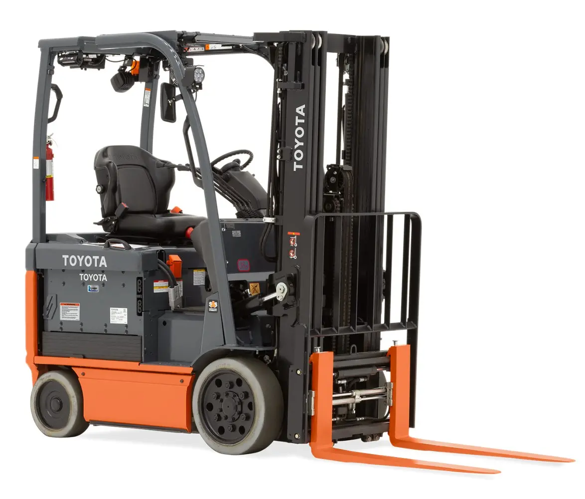 3-Ton Electric Forklift (Arctic Package) specifically modified for -35 degree operations.
