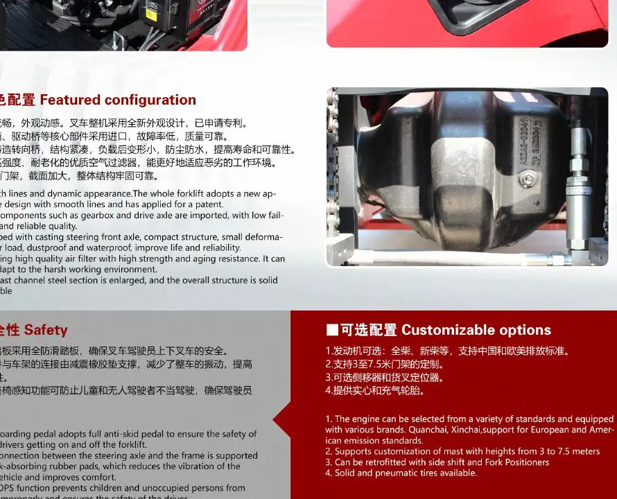 YULI CPC25-K DIESEL FORKLIFT detail