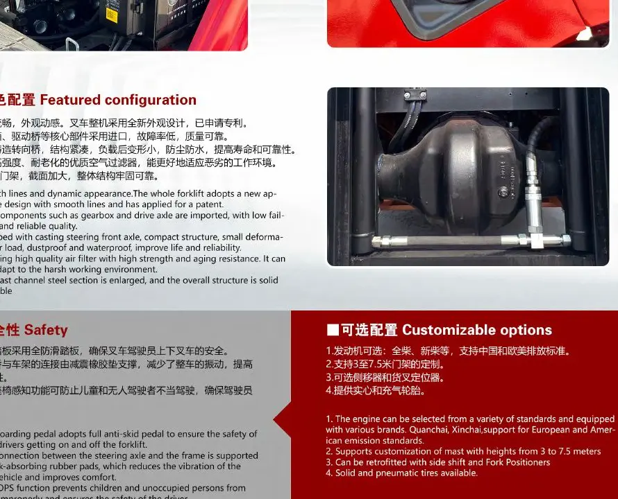 YULI CPC30-K DIESEL FORKLIFT detail