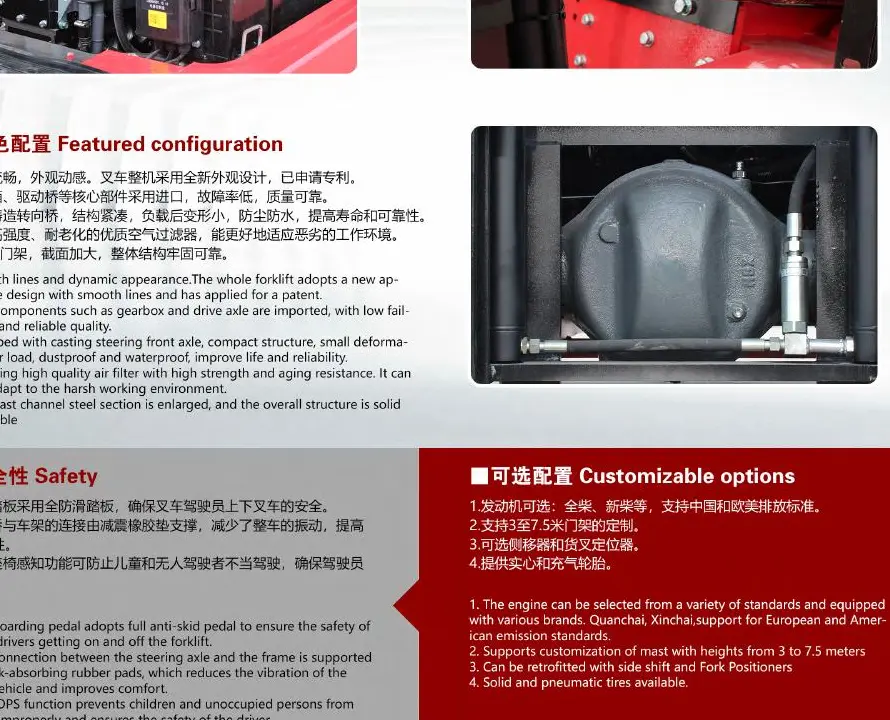 YULI CPC40-H DIESEL FORKLIFT detail